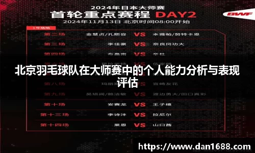 北京羽毛球队在大师赛中的个人能力分析与表现评估